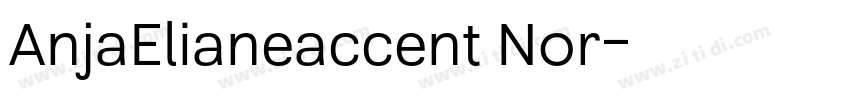 AnjaElianeaccent Nor字体转换